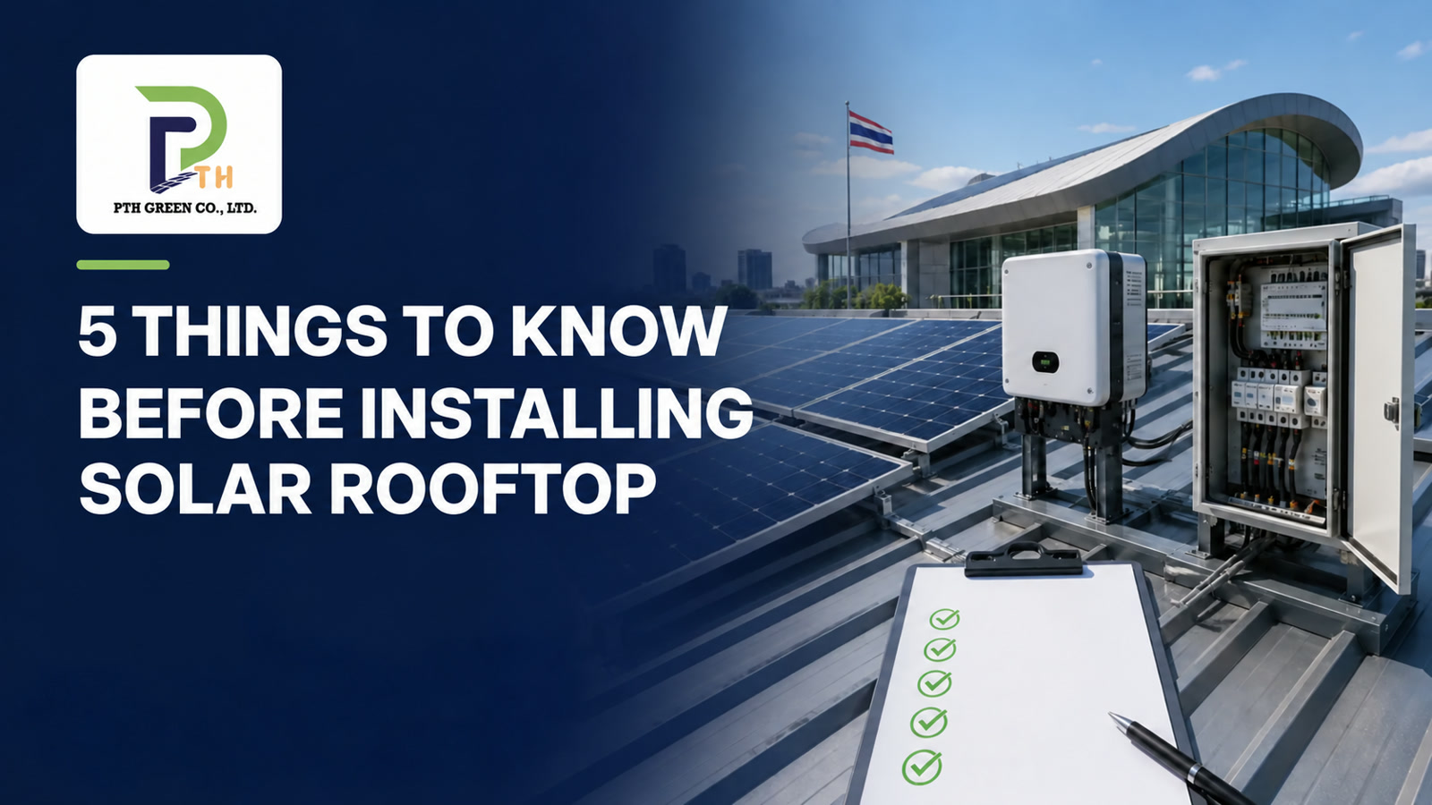 5 Things you need to know before installing a solar rooftop