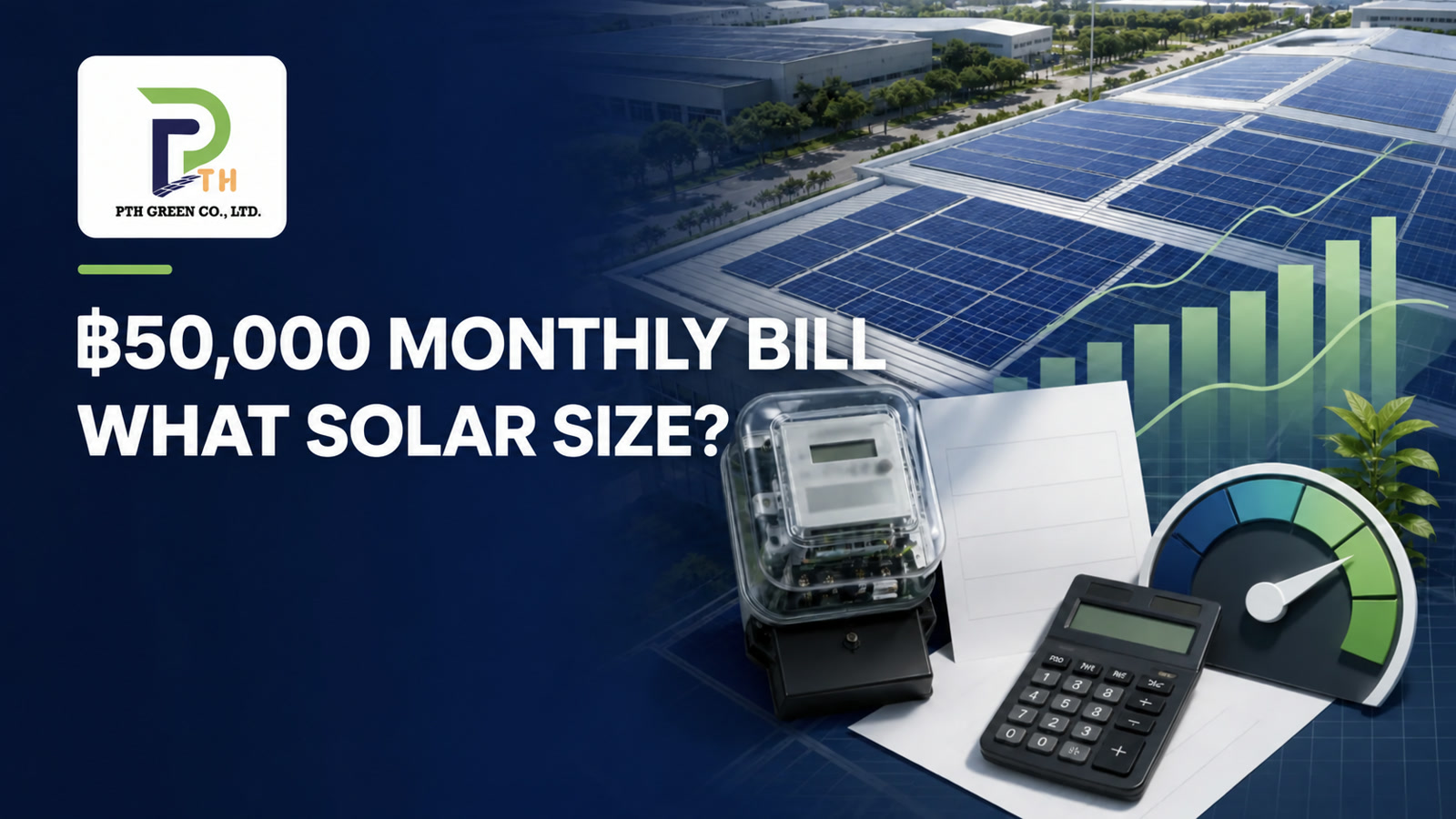 How many kWp of solar should 50000 install?